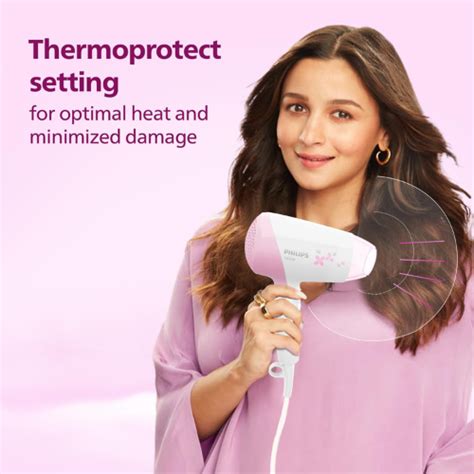 Buy Philips HP8120/00 Foldable Hair Dryer 1200 Watt, 3 Heat Settings ...