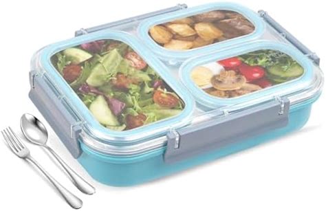 Buy Stainless Steel Lunch Box with Divided Compartments,Meal Prep ...