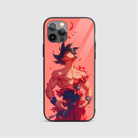 Goku Distorted Silicone Armored Phone Case