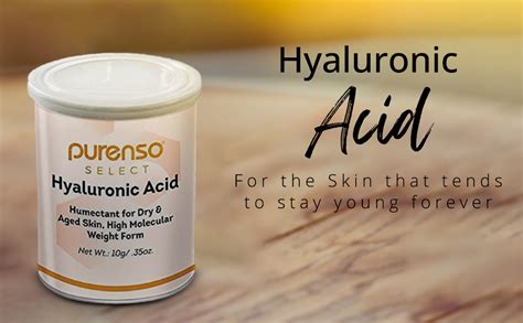 Purenso Select - Hyaluronic Acid Powder, 50g I Cosmetic Grade ...