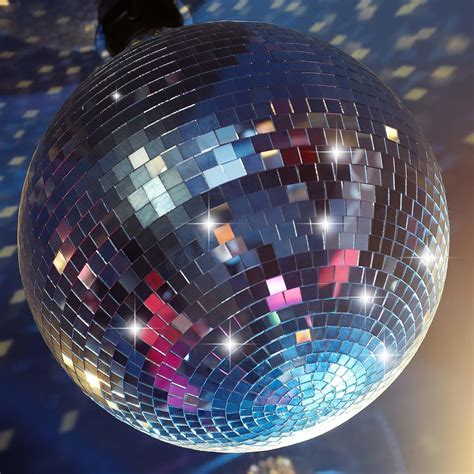 Amazon.com: 12" Mirror Disco Ball - Large Fun Silver Hanging Party ...
