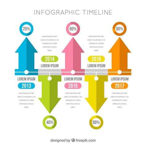 Arrow hierarchy infographic Vectors - Download Free High-Quality ...