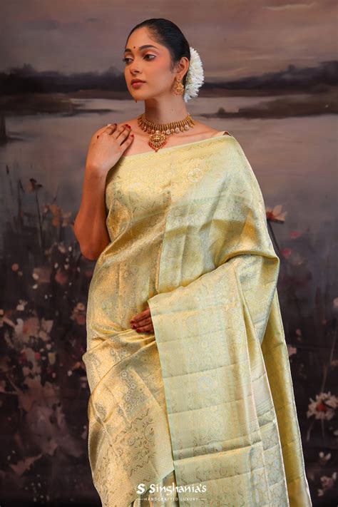 Buy Copper Zari Kanchipuram Silk Sarees Online | Singhania's