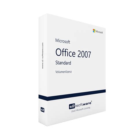 Microsoft Office 2007 Standard -> Used Software