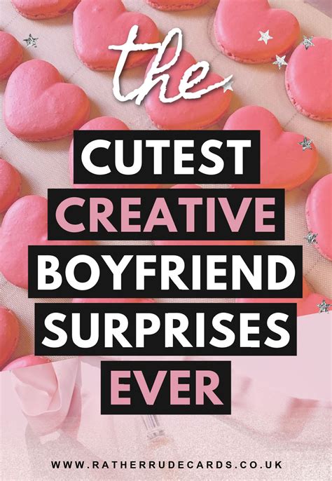 Creative romantic DIY boyfriend surprise gift ideas for him | Surprise ...