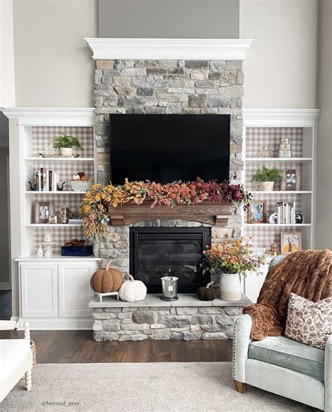 19 Autumn Fireplace Decor Ideas For A Cosy Feel - Sleek-chic Interiors