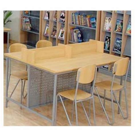 Library Table and Chairs - Library Study Table Manufacturer from New Delhi