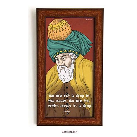Artykite Rumi-You are The Entire Ocean (Wall Hanging Poster Frame ...