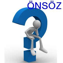 Önsöz örneği verir misiniz?