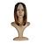Synthetic Wig Straight Straight Bob Wig Medium Length Ombre Black ...