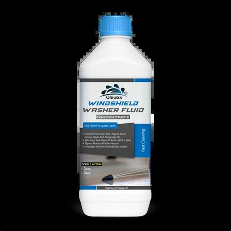 Uniwax All-Season Windshield Washer Fluid Concentrated Cleaner for Cars ...