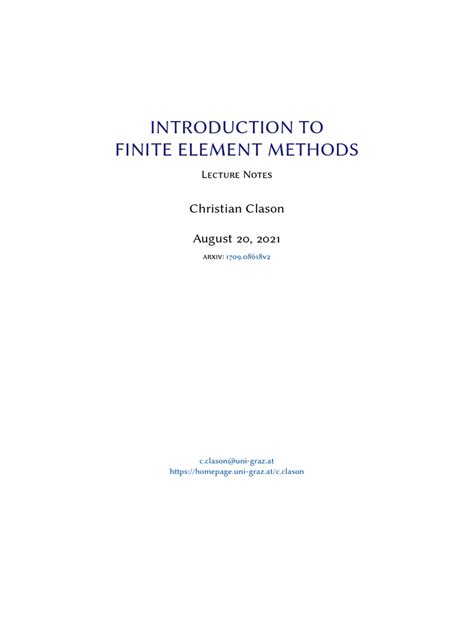 Introduction To Finite Element Methods Carlos A Felippa 的图像结果
