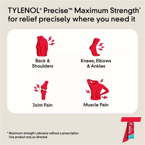 Tylenol Precise Cooling Pain Relieving Cream - Shop Muscle & joint pain ...
