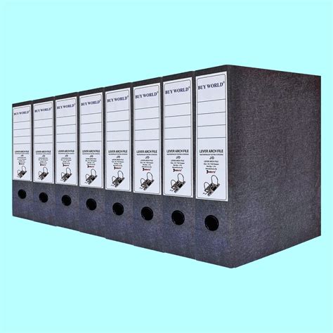 BuyWorld Cardboard Office Lever Arch Box File Folder Binders & Binder ...