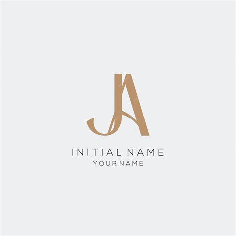 Free Vector | Minimalist letter J A logo design for personal brand or company