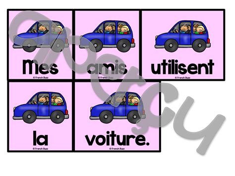 Les verbes en ER Premier groupe - Phrases mêlées