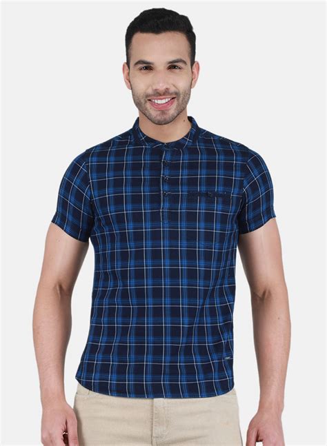 Buy Men Navy Blue Printed T-Shirt Online in India - Monte Carlo