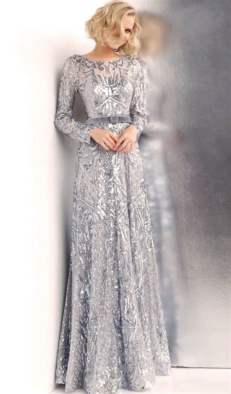 Long Silver Evening Gowns at Joan Mealey blog