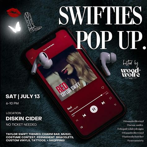 Swifties Pop Up, Diskin Cider, Nashville, 13 July 2024 | AllEvents.in