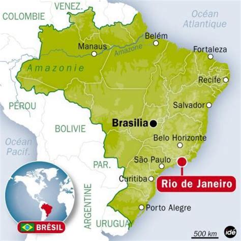 Rio brazil world map - Where is Rio de Janeiro brazil on the world map (Brazil)