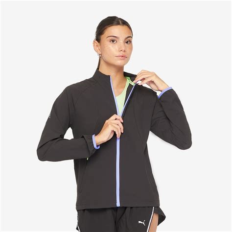 Puma Womens Run Ultraweave Jacket - Puma Black - Womens Clothing | Pro ...
