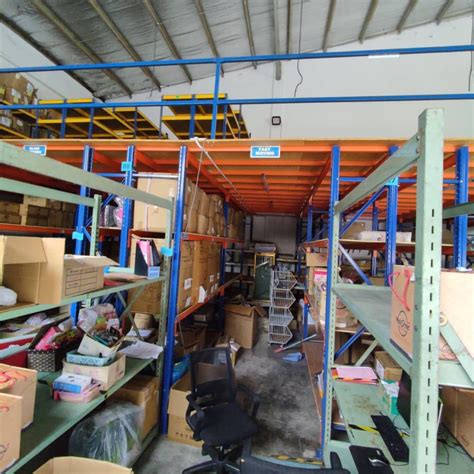 SHELVING SYSTEM C/W MEZZANINE FLOOR, Furniture & Home Living, Furniture ...