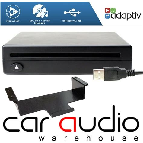 Retrofit USB Direct Plug & Play Add on CD Player fits Vehicles Without ...
