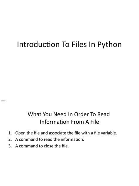 Image result for Python File Operations Tutorial PDF