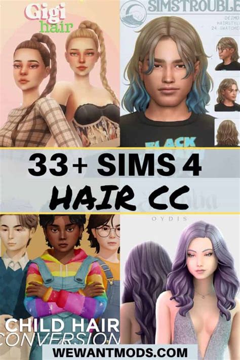 33+ Sims 4 Hair CC: Add Some Flair To Your Sims - We Want Mods