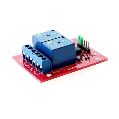 REES52® 12V 2 Channel Relay Module 2-Channel 12V Relay Module 2 Way ...