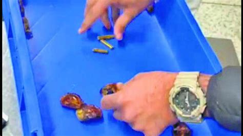 Customs seize gold hidden inside dates at IGI airport