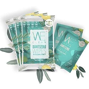 We Clean Alcohol Based Sanitizing Wipes - Individually Packed Wipes ...