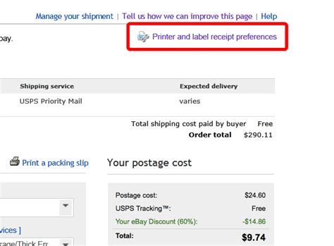 Image result for eBay Return Label Print