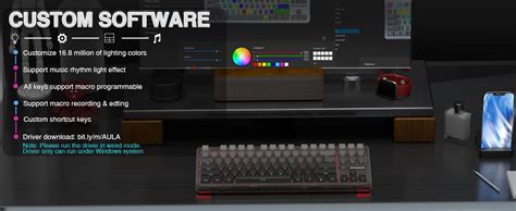 Amazon.in: Buy AULA F87 Wireless Side Engraved Keycaps Mechanical ...