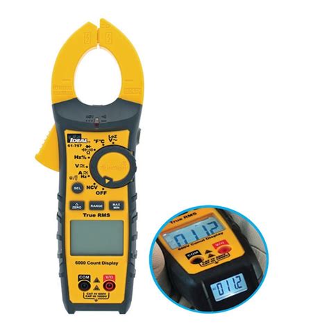 IDEAL TightSight Digital Display Multimeter 600 Amp 600-Volt 61-757 at ...