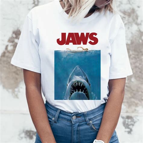 ladies jaws t shirt