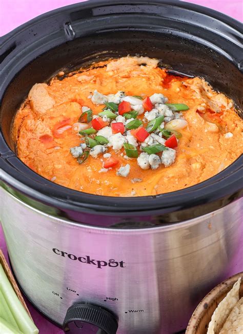 Creamy Buffalo Chicken Dip Crock Pot Recipe - Intentional Hospitality