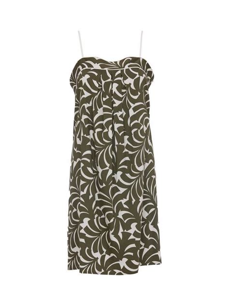 Fable & Eve Chiswick Palm Print Nightdress, Green