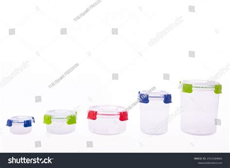 Plastic Kitchen Storage Jars Container Stock Photo 2151164661 ...