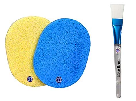 Ear Lobe & Accessories Personal/Professional Face Pack Cleaning Sponge ...