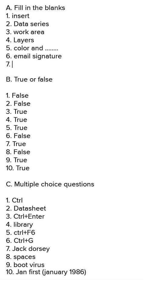 A. Fill in blanks : - 1. We can insert pictures in a worksheet using ...