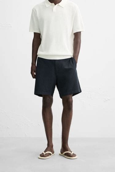 Men´s Linen Shorts | ZARA India