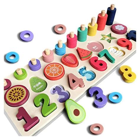 Rainbow Fruit Logarithmic Board – Kuviyal
