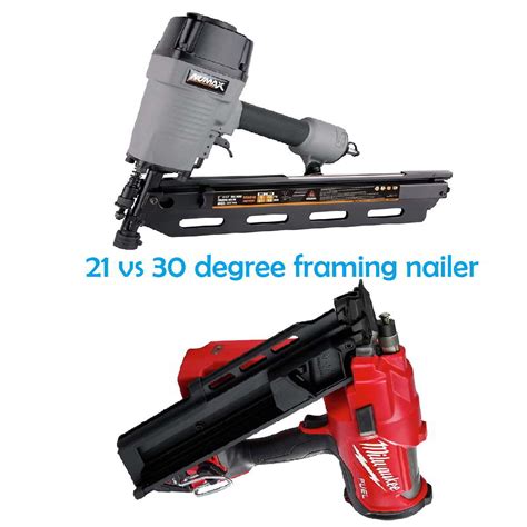 21 vs 30 degree framing nailer [What degree nail gun is best for ...