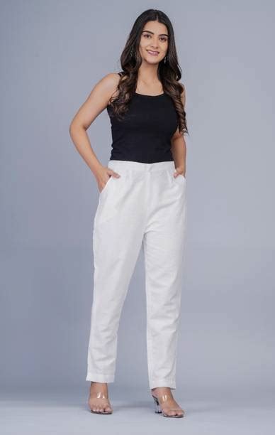 White Pants For Women - Buy White Pants For Women online at Best Prices ...