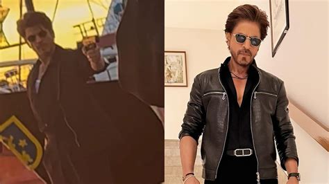 Shah Rukh Khan Holds Gun, Looks Dapper In Black Suit In LEAKED Photo ...