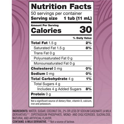 Coffee mate Italian Sweet Cream Creamer Single Serve Tubs