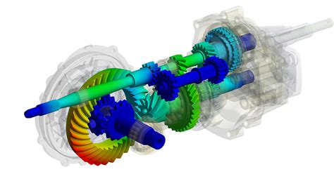 Dynamic Analysis in ANSYS Mechanical 的图像结果
