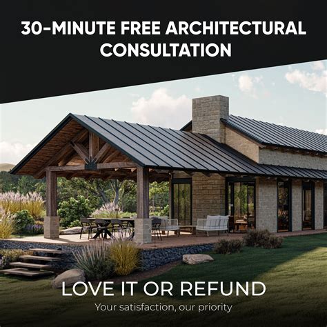 Barndominium floor plan 3 bedroom cabin plans for modern cabin ...