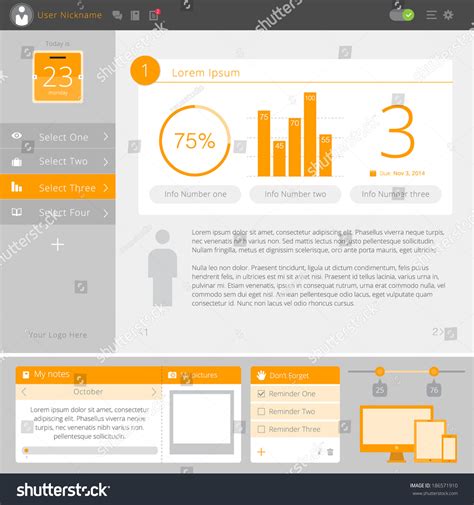 Image result for HTML Interface Template